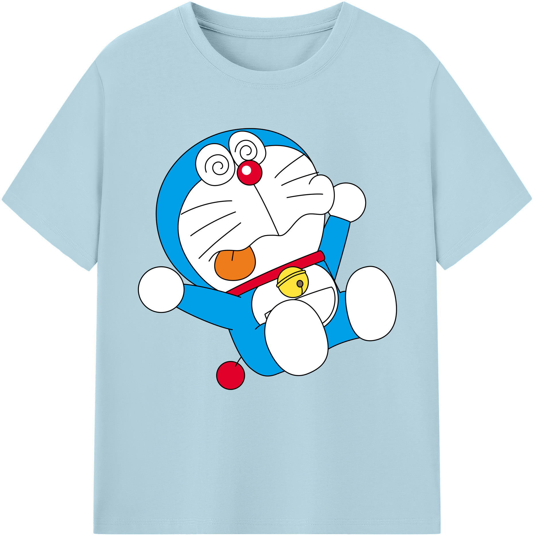 （画像用） ドラえもん Doraemon 綿100％半袖Tシャツ（フロントプリント）